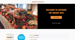 Desktop Screenshot of cateringthewrightway.com